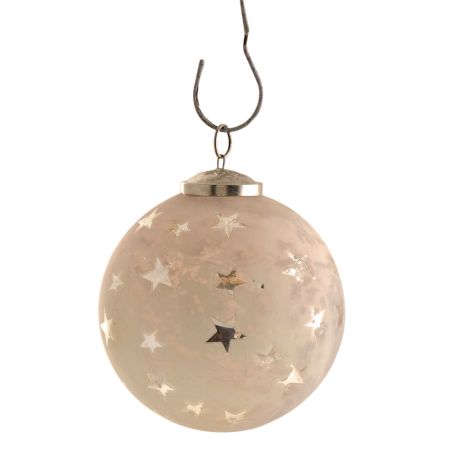 Silver Star Christmas Hanging